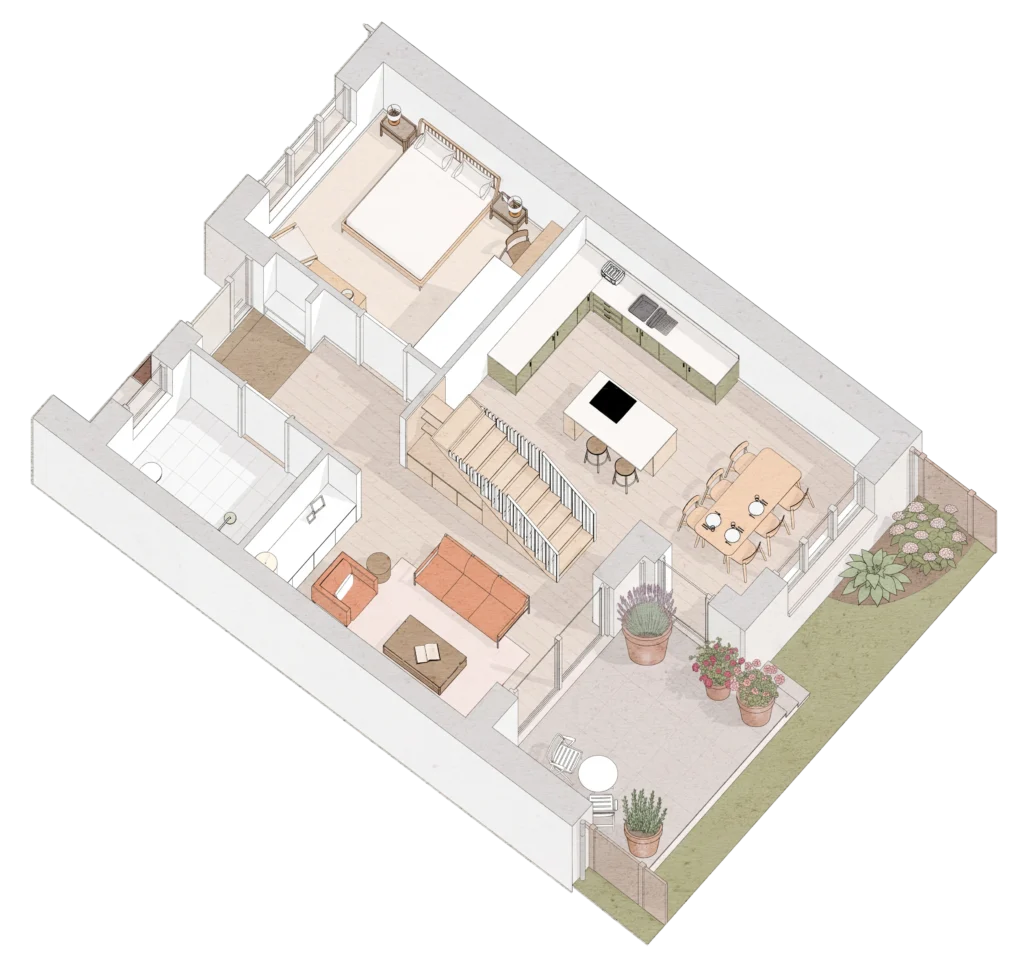Downstairs Option B